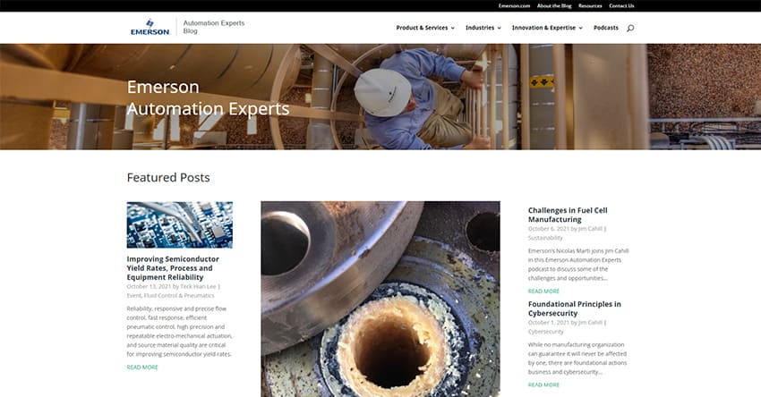 Emerson Automation Experts blog