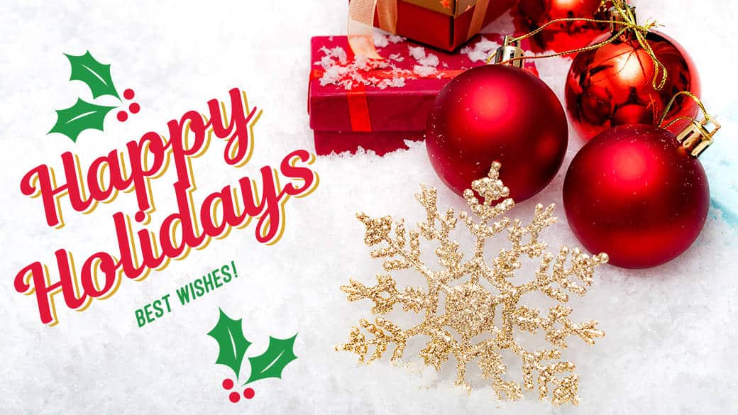 Happy Holidays and Best Wishes for 2022