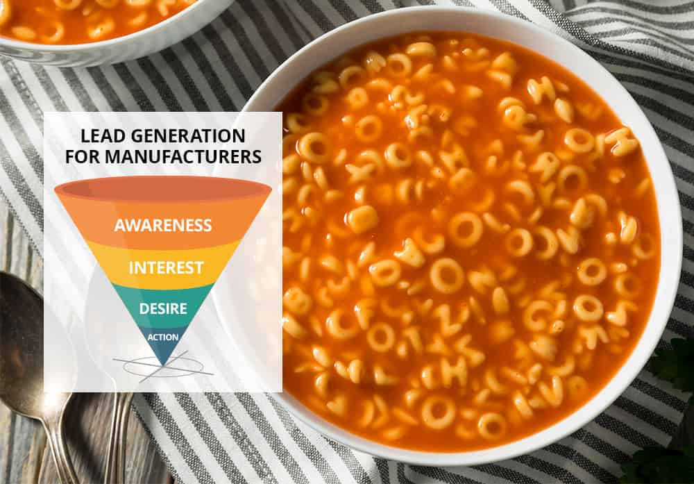Lead Generation for Manufacturers: Understanding the Alphabet Soup