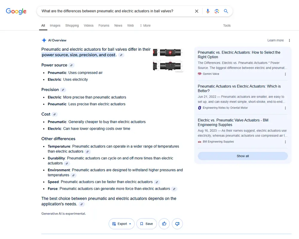 Google's AI Overview